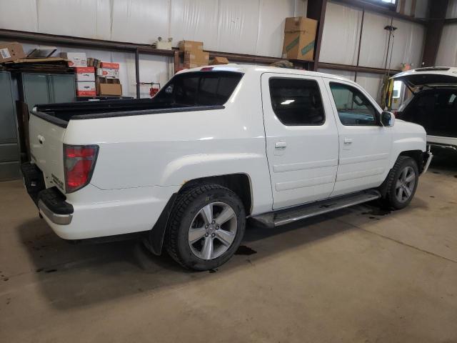 5FPYK1F57DB502489 - 2013 HONDA RIDGELINE RTL WHITE photo 3