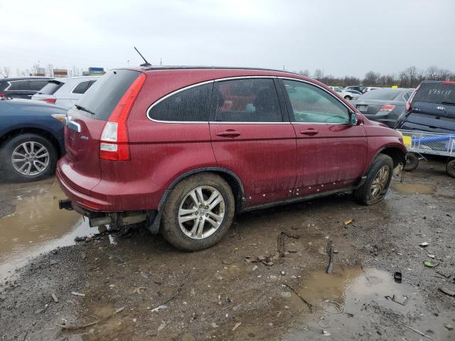 5J6RE4H77AL070039 - 2010 HONDA CR-V EXL BURGUNDY photo 3