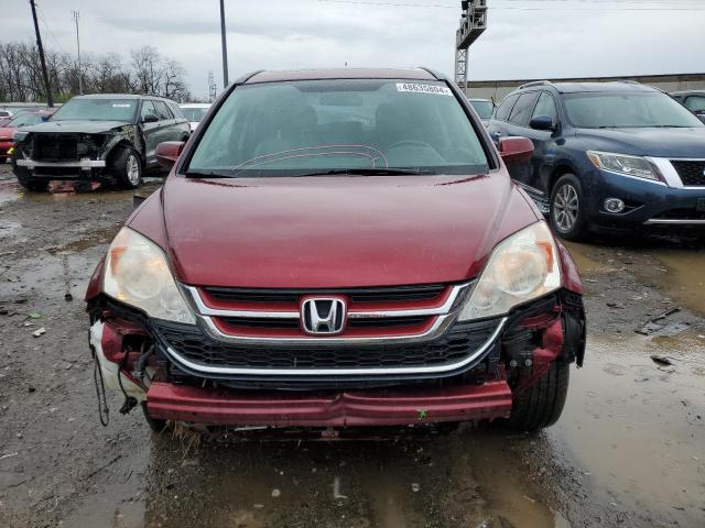 5J6RE4H77AL070039 - 2010 HONDA CR-V EXL BURGUNDY photo 5