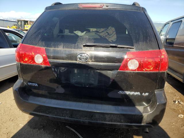 5TDZK23C09S255129 - 2009 TOYOTA SIENNA CE BLACK photo 6