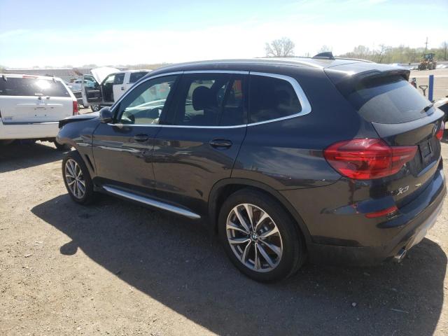 5UXTR9C52KLE14026 - 2019 BMW X3 XDRIVE30I GRAY photo 2