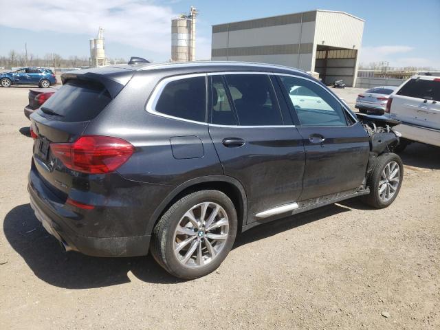 5UXTR9C52KLE14026 - 2019 BMW X3 XDRIVE30I GRAY photo 3