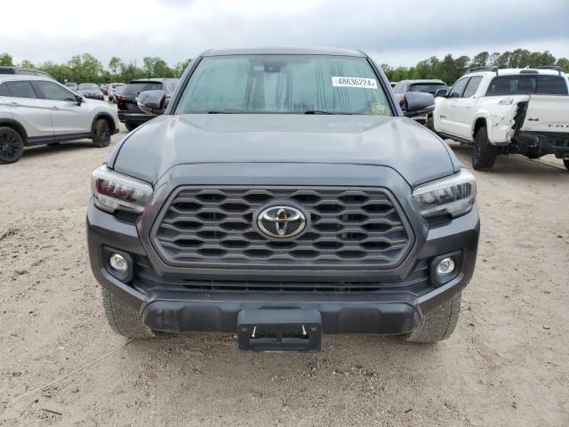 3TMCZ5AN3MM441215 - 2021 TOYOTA TACOMA DOUBLE CAB GRAY photo 5