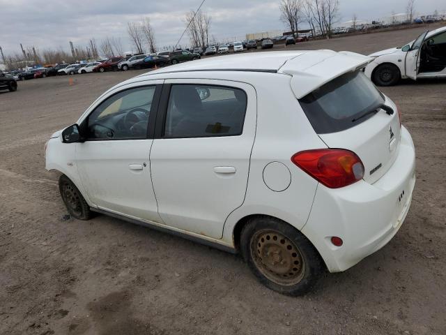 ML32A4HJ2EH020014 - 2014 MITSUBISHI MIRAGE ES WHITE photo 2