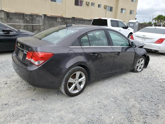 1G1PE5SBXF7258448 - 2015 CHEVROLET CRUZE LT BLACK photo 3