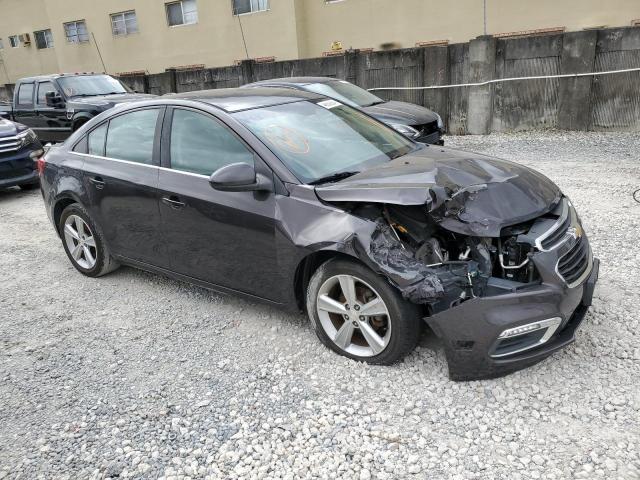 1G1PE5SBXF7258448 - 2015 CHEVROLET CRUZE LT BLACK photo 4