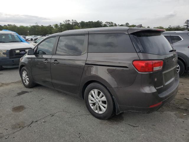 KNDMB5C14G6146924 - 2016 KIA SEDONA LX GRAY photo 2