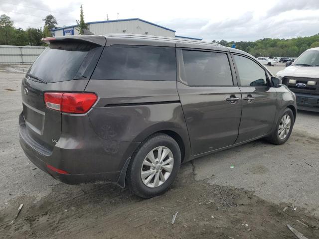 KNDMB5C14G6146924 - 2016 KIA SEDONA LX GRAY photo 3