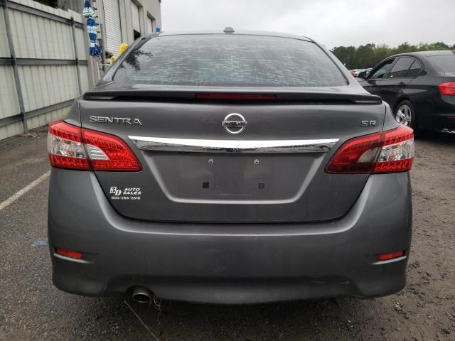 3N1AB7AP4FY330549 - 2015 NISSAN SENTRA S GRAY photo 6