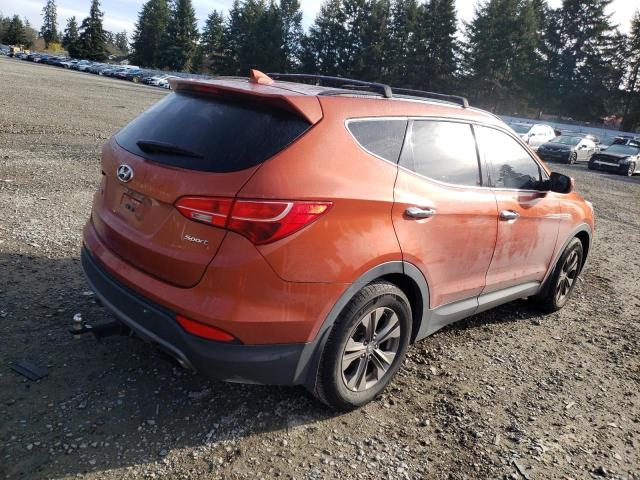 5XYZU3LB6FG299507 - 2015 HYUNDAI SANTA FE S ORANGE photo 3