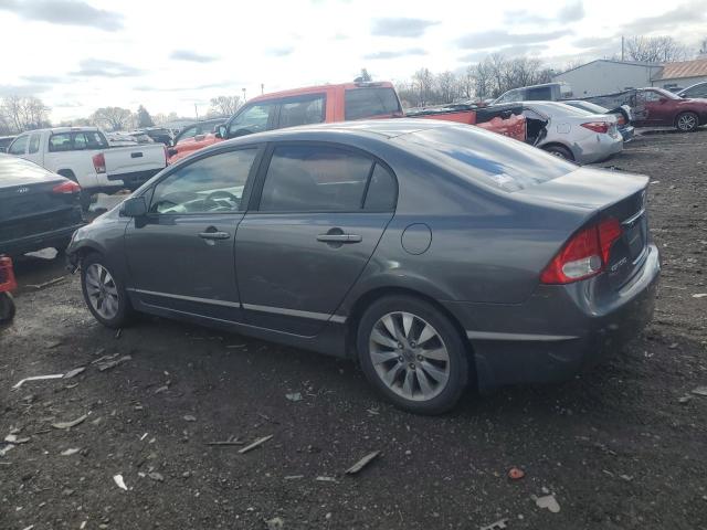 19XFA1F94AE021252 - 2010 HONDA CIVIC EXL GRAY photo 2