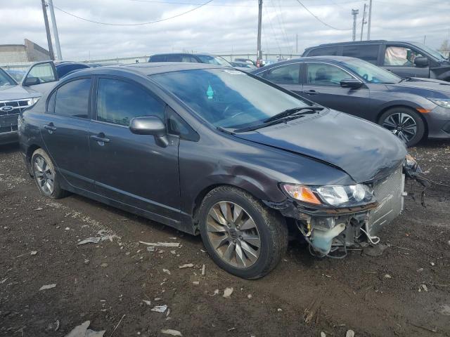 19XFA1F94AE021252 - 2010 HONDA CIVIC EXL GRAY photo 4