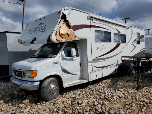 1FDXE45S45HA40460 - 2005 FORD ECONOLINE E450 SUPER DUTY CUTAWAY VAN WHITE photo 2