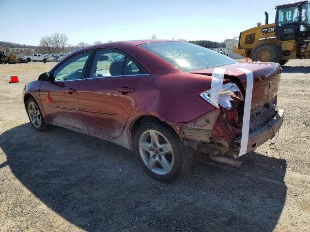 1G2ZG57B784193361 - 2008 PONTIAC G6 BASE BURGUNDY photo 2