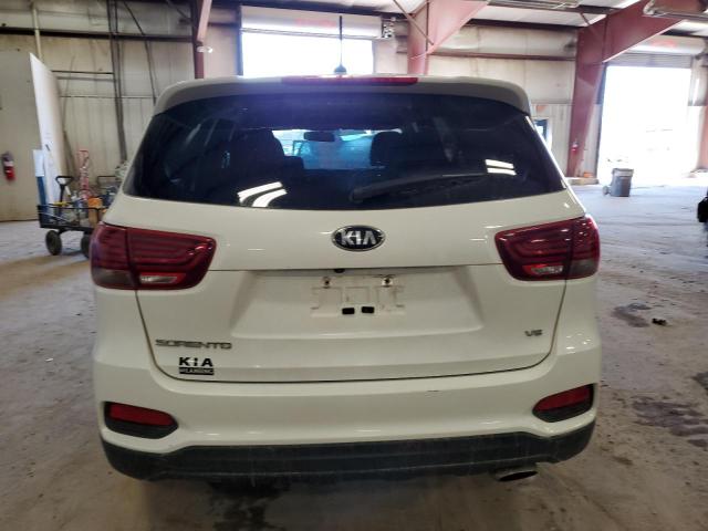 5XYPGDA50KG441328 - 2019 KIA SORENTO LX WHITE photo 6