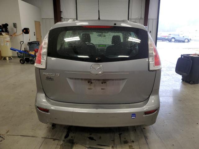 JM1CR2WL5A0387145 - 2010 MAZDA MAZDA5 SILVER photo 6