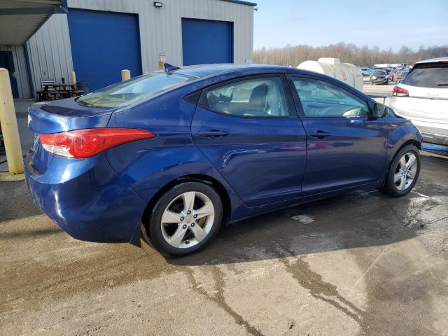 KMHDH4AE4DU541445 - 2013 HYUNDAI ELANTRA GLS BLUE photo 3