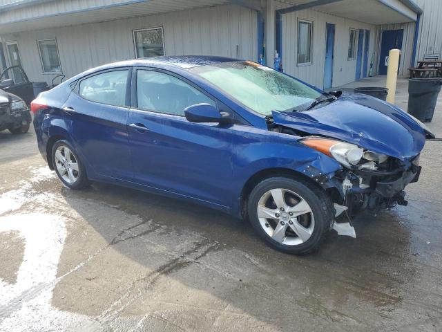 KMHDH4AE4DU541445 - 2013 HYUNDAI ELANTRA GLS BLUE photo 4