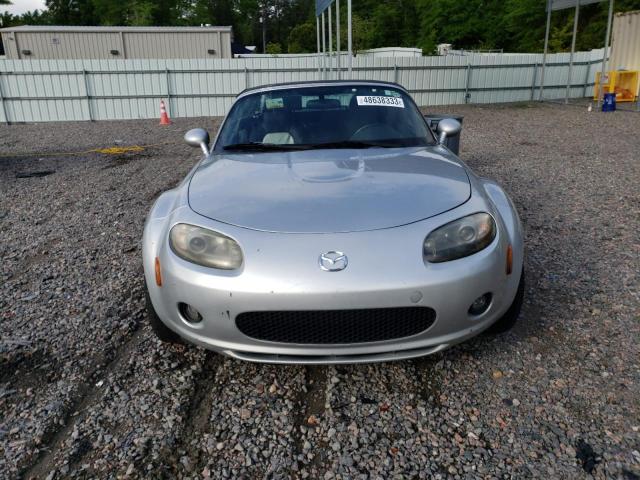 JM1NC25F870126512 - 2007 MAZDA MX-5 MIATA SILVER photo 5