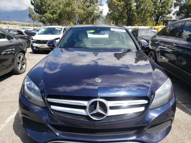 55SWF4JB6JU264180 - 2018 MERCEDES-BENZ C 300 BLUE photo 5