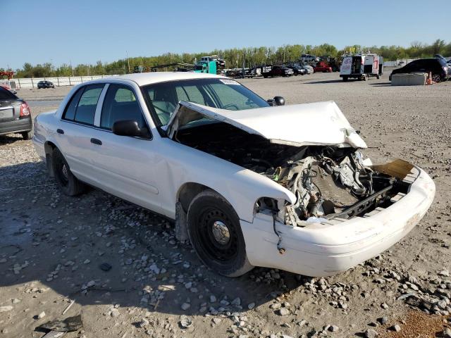 2FAFP71W21X180558 - 2001 FORD CROWN VICT POLICE INTERCEPTOR WHITE photo 4