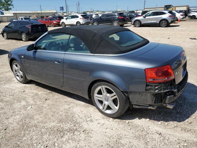 WAUAF48H57K021085 - 2007 AUDI A4 2.0T CABRIOLET GRAY photo 2