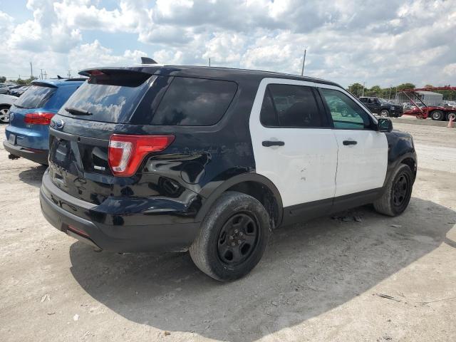 1FM5K8AR9JGB92714 - 2018 FORD EXPLORER POLICE INTERCEPTOR TWO TONE photo 3