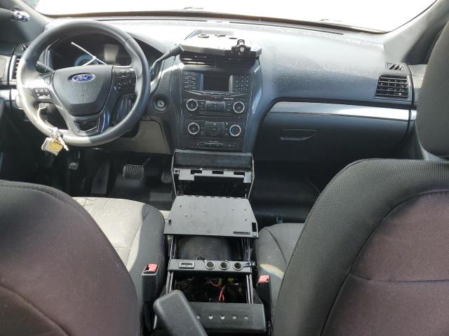 1FM5K8AR9JGB92714 - 2018 FORD EXPLORER POLICE INTERCEPTOR TWO TONE photo 8