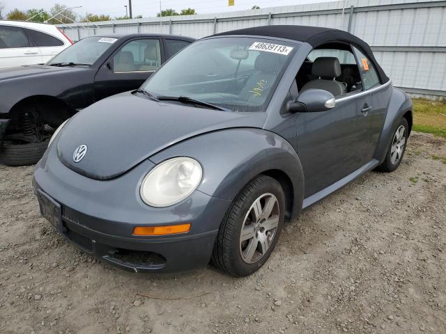 3VWRF31Y66M300317 - 2006 VOLKSWAGEN NEW BEETLE CONVERTIBLE OPTION PACKAGE 1 GRAY photo 1