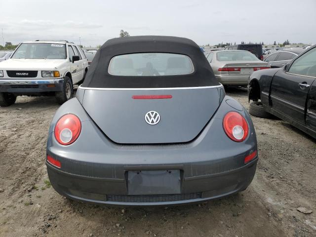 3VWRF31Y66M300317 - 2006 VOLKSWAGEN NEW BEETLE CONVERTIBLE OPTION PACKAGE 1 GRAY photo 6