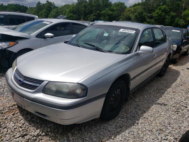 2G1WF52E039268967 - 2003 CHEVROLET IMPALA SILVER photo 1