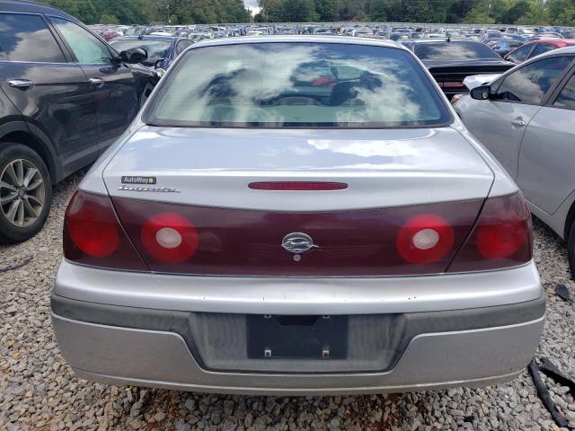 2G1WF52E039268967 - 2003 CHEVROLET IMPALA SILVER photo 6