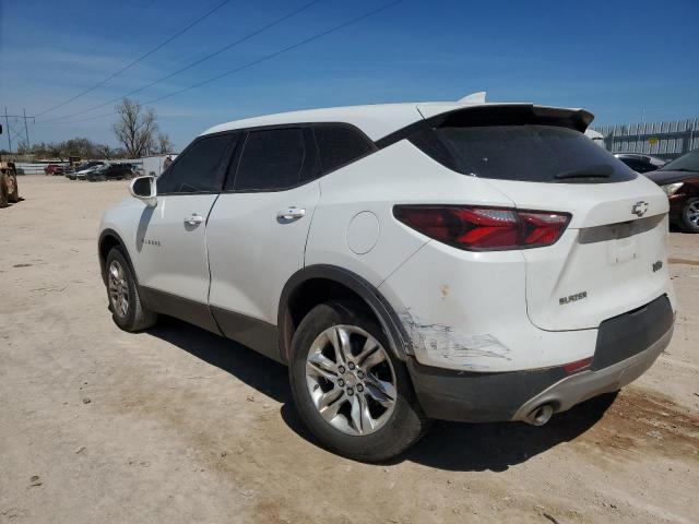 3GNKBBRA2KS640837 - 2019 CHEVROLET BLAZER 1LT WHITE photo 2