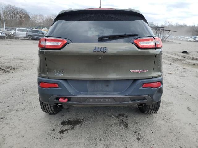 1C4PJMBS9FW729914 - 2015 JEEP CHEROKEE TRAILHAWK Yaşıl foto 6