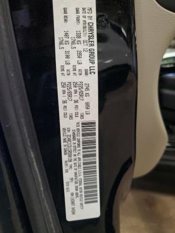 2C4RC1CG1DR590198 - 2013 CHRYSLER TOWN & COU TOURING L BLACK photo 13