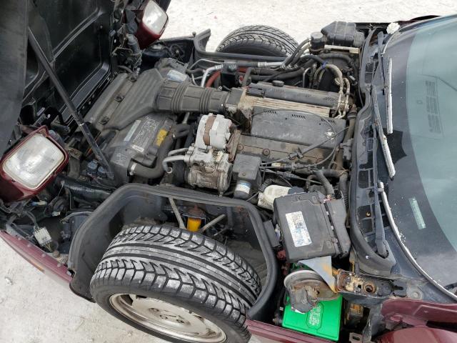 1G1YY23P4P5106456 - 1993 CHEVROLET CORVETTE MAROON photo 11