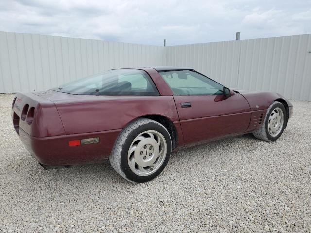 1G1YY23P4P5106456 - 1993 CHEVROLET CORVETTE MAROON photo 3