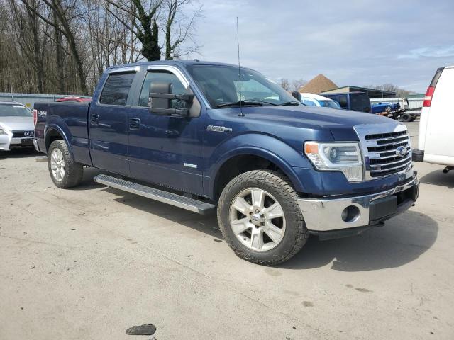 1FTFW1ET6DFD07824 - 2013 FORD F150 SUPERCREW BLUE photo 4