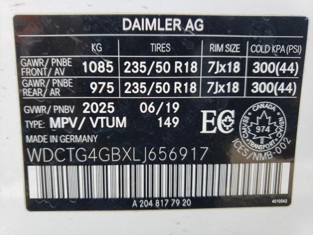 WDCTG4GBXLJ656917 - 2020 MERCEDES-BENZ GLA 250 4MATIC WHITE photo 13