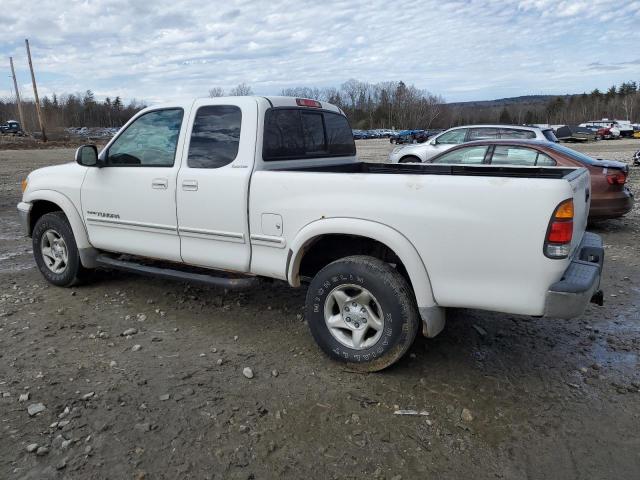 5TBBT481XYS063435 - 2000 TOYOTA TUNDRA ACCESS CAB LIMITED WHITE photo 2