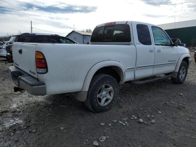 5TBBT481XYS063435 - 2000 TOYOTA TUNDRA ACCESS CAB LIMITED WHITE photo 3