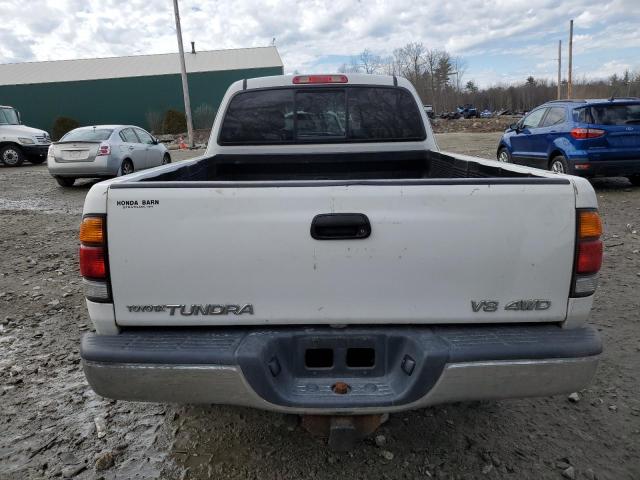 5TBBT481XYS063435 - 2000 TOYOTA TUNDRA ACCESS CAB LIMITED WHITE photo 6