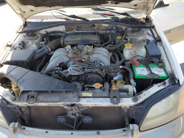 4S3BH896217666065 - 2001 SUBARU LEGACY OUTBACK H6 3.0 VDC WHITE photo 11