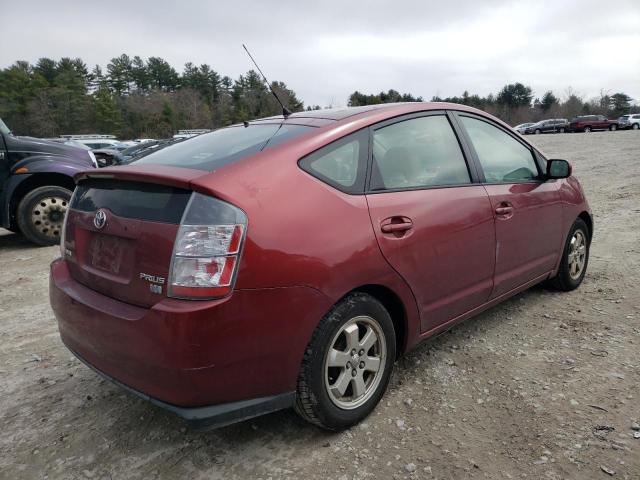 JTDKB20U557043264 - 2005 TOYOTA PRIUS RED photo 3