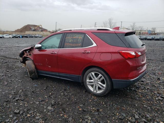 3GNAXXEV1KL197822 - 2019 CHEVROLET EQUINOX PREMIER RED photo 2