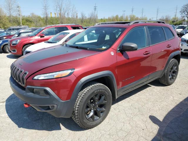 1C4PJMBS2GW213606 - 2016 JEEP CHEROKEE TRAILHAWK 栗色 照片 1