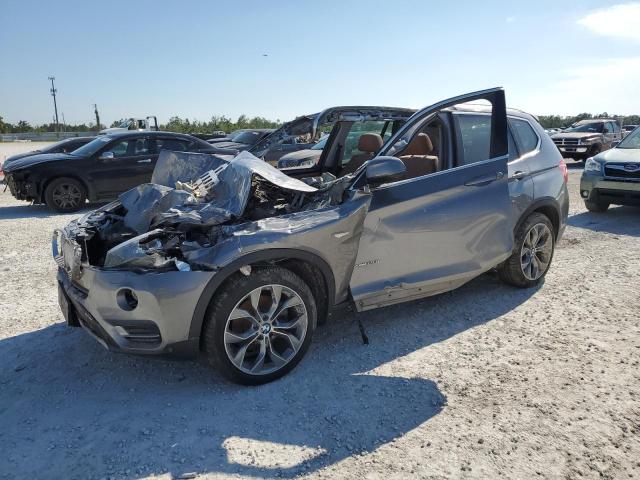 5UXWX9C53F0D45468 - 2015 BMW X3 XDRIVE28I GRAY photo 1