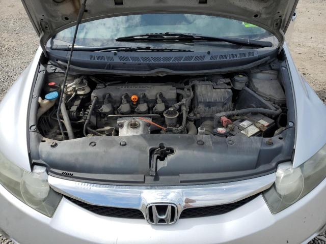 2HGFA166X9H342137 - 2009 HONDA CIVIC LX-S Արծաթագույն լուսանկար 11
