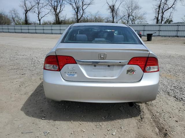 2HGFA166X9H342137 - 2009 HONDA CIVIC LX-S Արծաթագույն լուսանկար 6