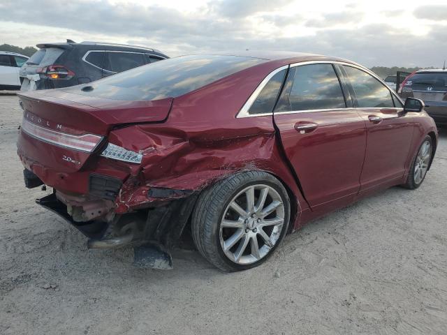 3LN6L2G94GR600916 - 2016 LINCOLN MKZ RED photo 3